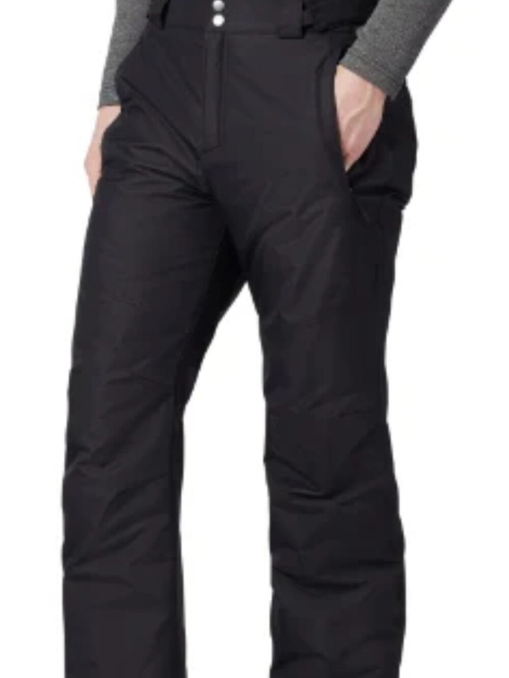 Men's Columbia Black Bugaboo Fleece Lined Snow/Ski Pants Size L